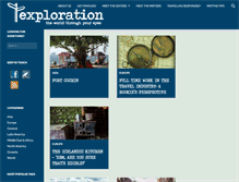 Tablet Screenshot of exploration-online.com